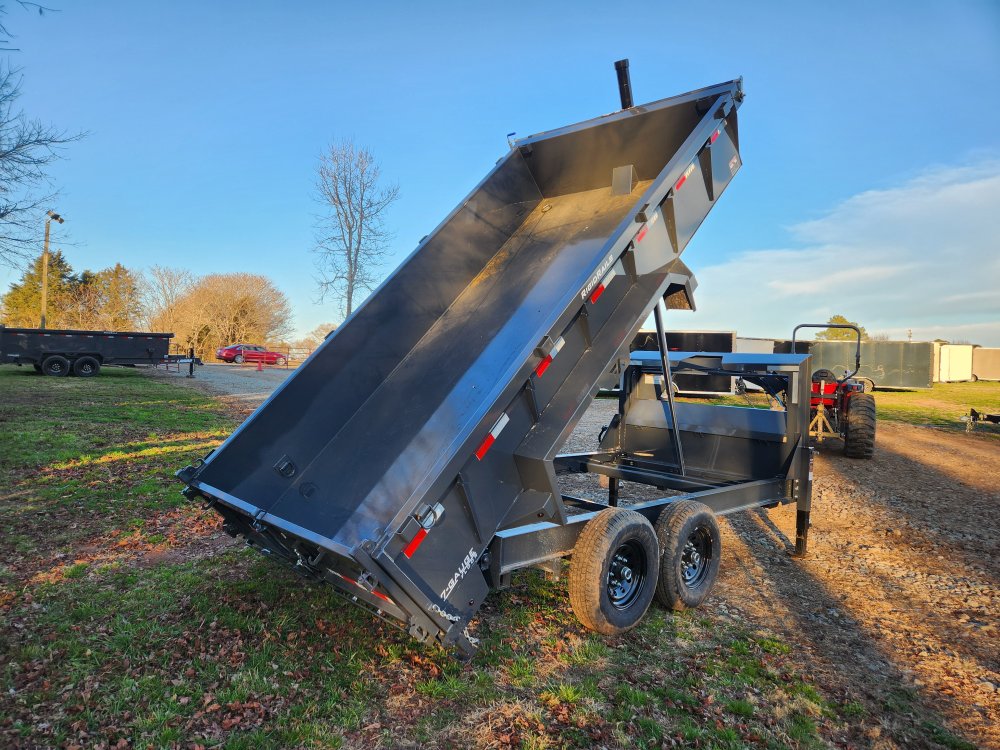 2026 Lamar 7x14 14k Gooseneck Telescopic Dump w/ 24" Sides