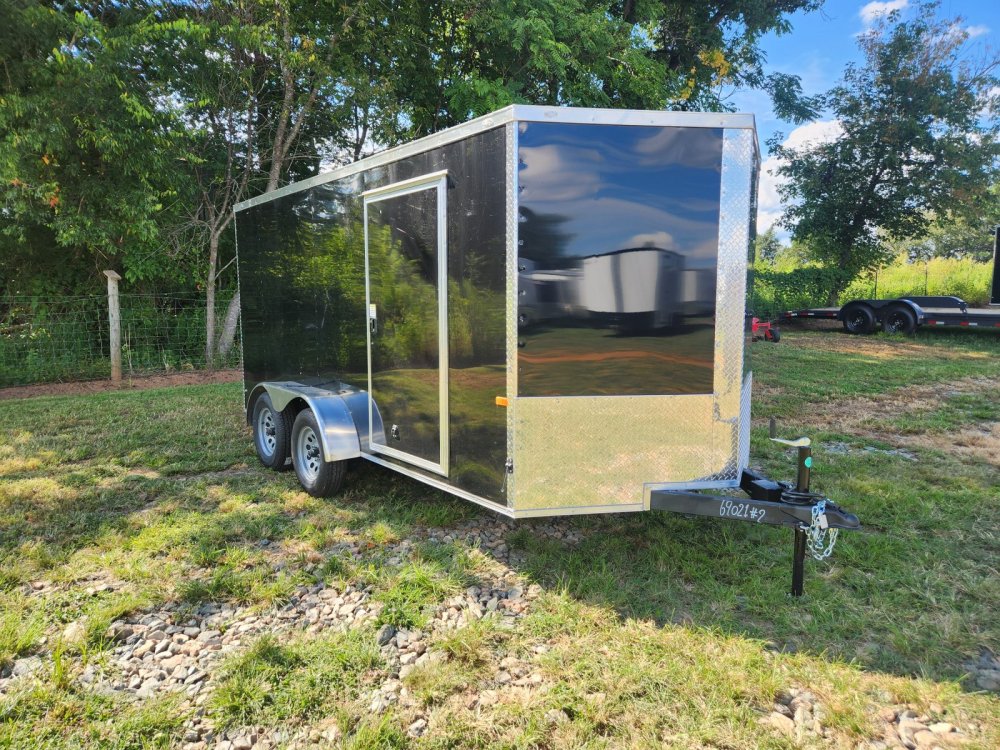 2026 Rock Solid Cargo 7X14 7K Enclosed w/ 7' Interior, Semi-Screwless Upgrade and Polycore Metal Upg