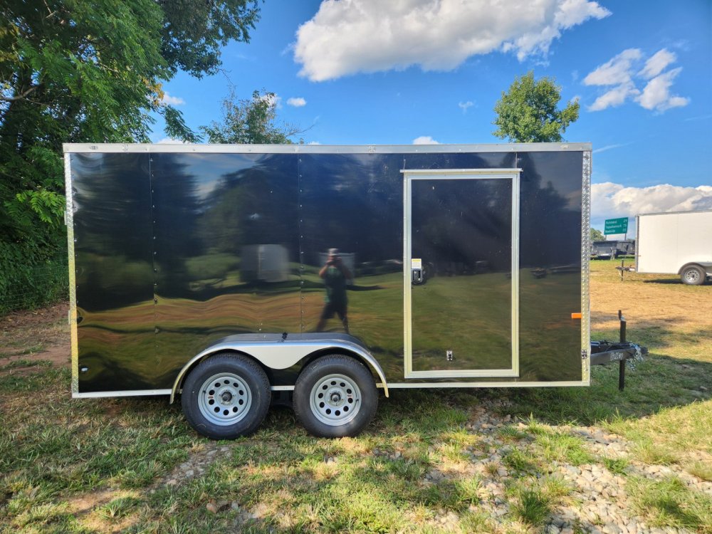 2026 Rock Solid Cargo 7X14 7K Enclosed w/ 7' Interior, Semi-Screwless Upgrade and Polycore Metal Upg