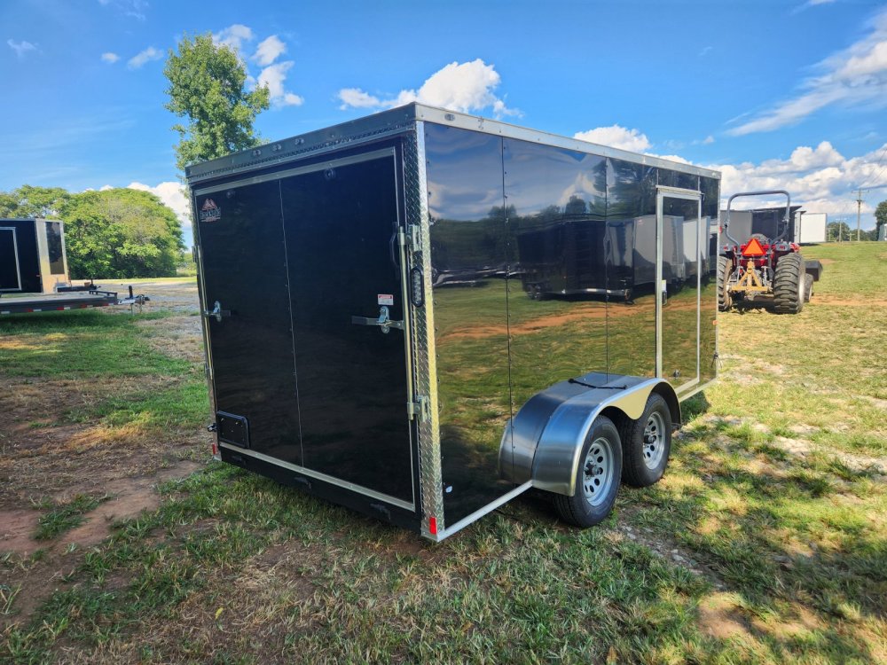 2026 Rock Solid Cargo 7X14 7K Enclosed w/ 7' Interior, Semi-Screwless Upgrade and Polycore Metal Upg