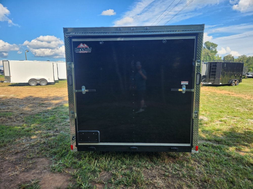 2026 Rock Solid Cargo 7X14 7K Enclosed w/ 7' Interior, Semi-Screwless Upgrade and Polycore Metal Upg