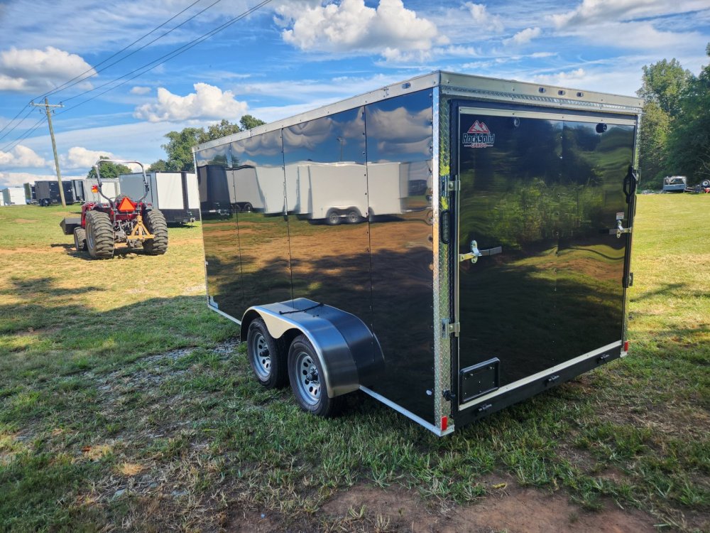 2026 Rock Solid Cargo 7X14 7K Enclosed w/ 7' Interior, Semi-Screwless Upgrade and Polycore Metal Upg