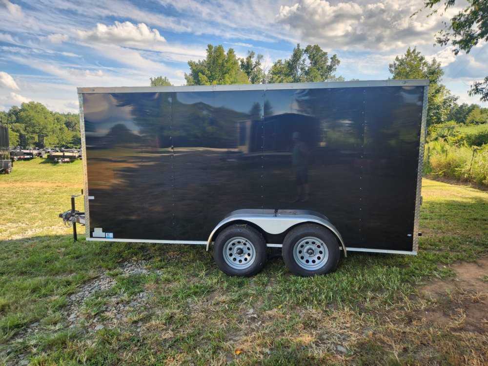 2026 Rock Solid Cargo 7X14 7K Enclosed w/ 7' Interior, Semi-Screwless Upgrade and Polycore Metal Upg