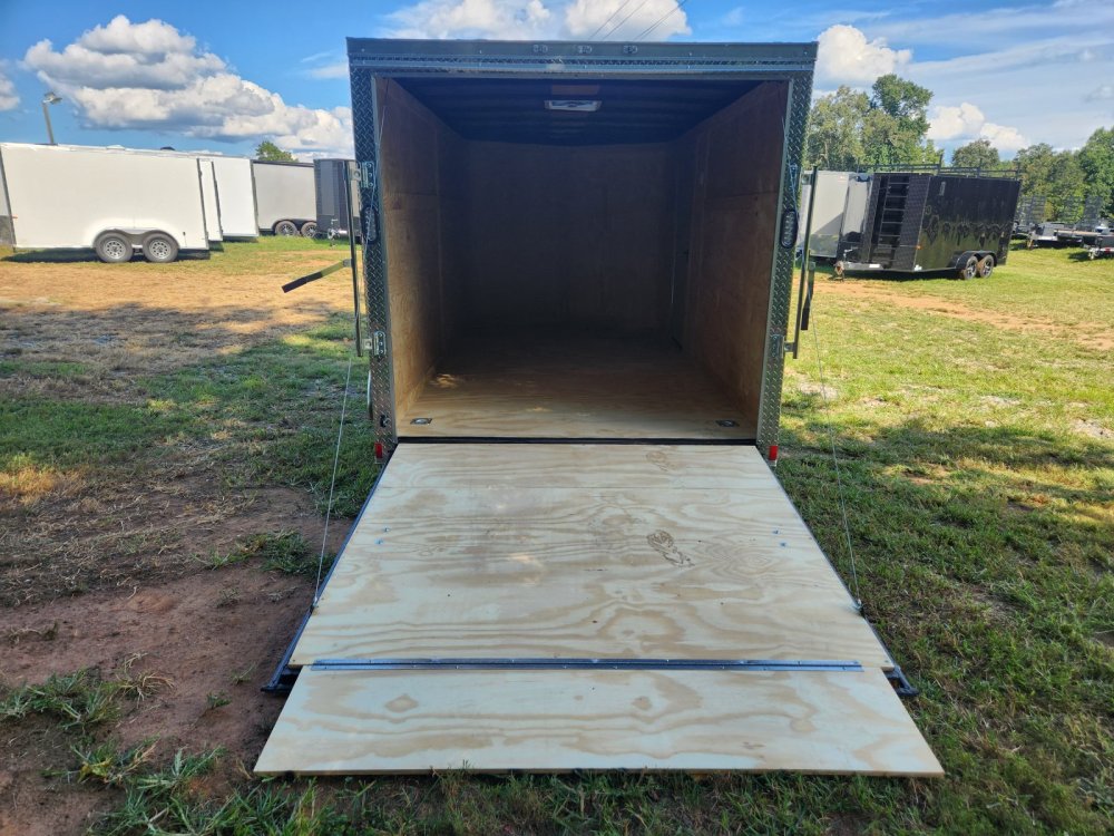 2026 Rock Solid Cargo 7X14 7K Enclosed w/ 7' Interior, Semi-Screwless Upgrade and Polycore Metal Upg