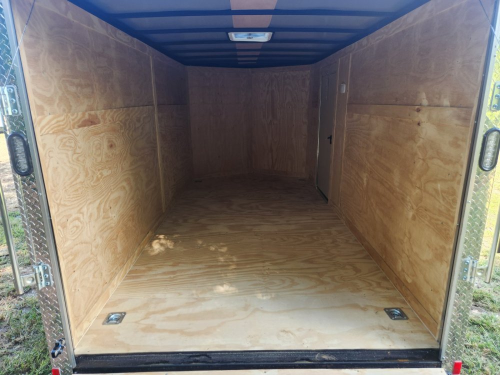 2026 Rock Solid Cargo 7X14 7K Enclosed w/ 7' Interior, Semi-Screwless Upgrade and Polycore Metal Upg