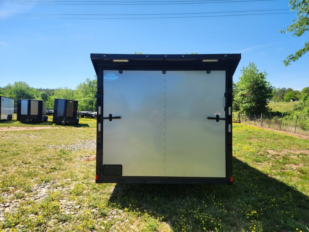 2027 Rock Solid Cargo 8.5x24 10k Enclosed w/ Escape Door, Blackout Special, .080 Polycore Upgrade, S