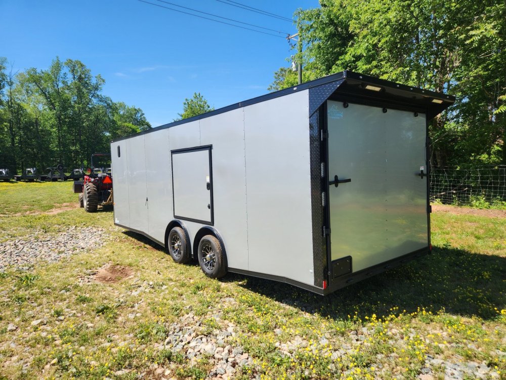 2027 Rock Solid Cargo 8.5x24 10k Enclosed w/ Escape Door, Blackout Special, .080 Polycore Upgrade, S