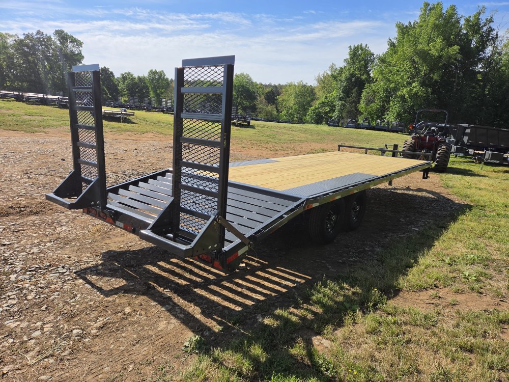 2026 Lamar 102X24 14K Deckover w/ Stand-Up Ramps