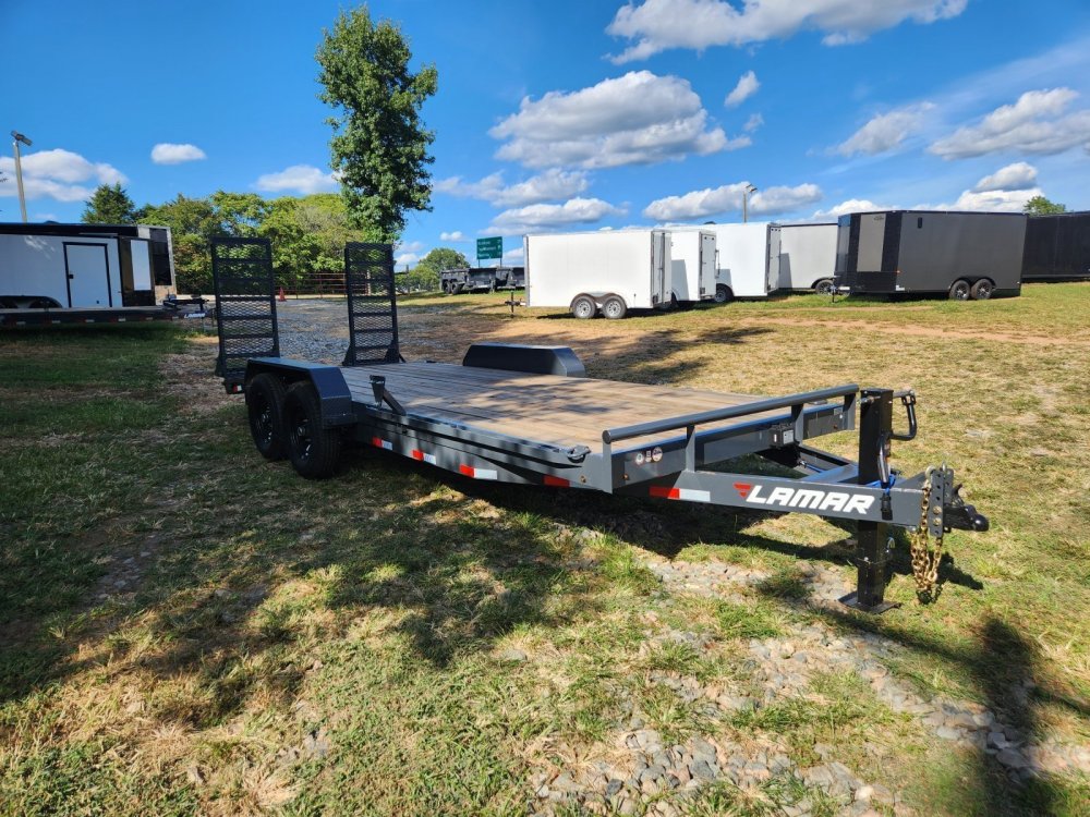 2027 Lamar 83x20 14k Equipment Hauler w/ Stand-Up Ramps