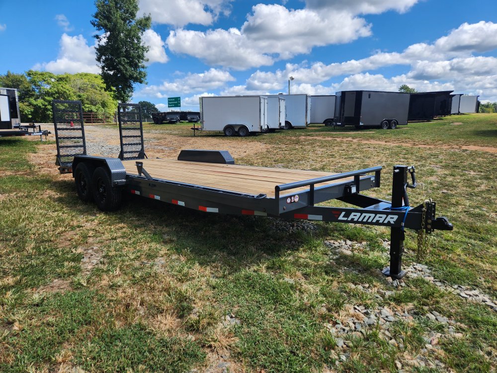 2026 Lamar 83X22 14K Equipment Hauler w/ Stand-Up Ramps