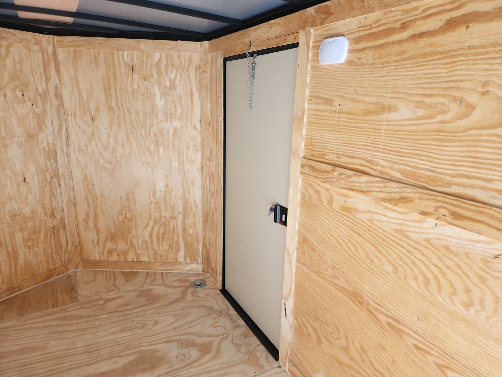 2025 Rock Solid Cargo 7x12 7k Enclosed w/ Blackout Package, Polycore Metal, 6'6" Interior Height and