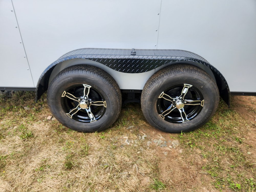2025 Rock Solid Cargo 7x12 7k Enclosed w/ Blackout Package, Polycore Metal, 6'6" Interior Height and