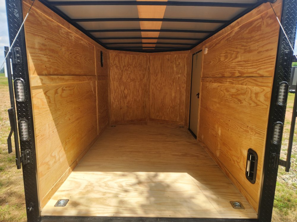 2025 Rock Solid Cargo 7x12 7k Enclosed w/ Blackout Package, Polycore Metal, 6'6" Interior Height and