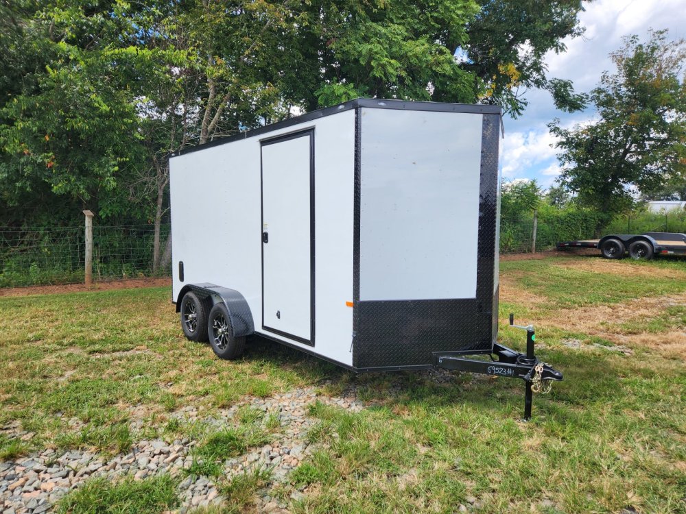 2026 Rock Solid Cargo 7x14 7k Enclosed w/ Blackout Package, Polycore Metal, Semi-Screwless Upgrade a