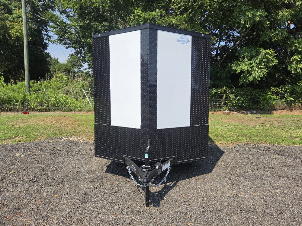 2026 Rock Solid Cargo 7x14 7k Enclosed w/ Blackout Special Package, (.080) Polycore Metal Upgrade, S