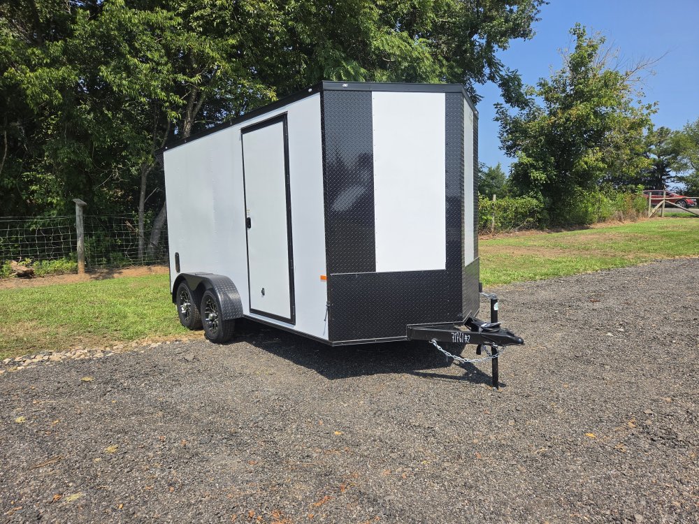 2026 Rock Solid Cargo 7x14 7k Enclosed w/ Blackout Special Package, (.080) Polycore Metal Upgrade, S