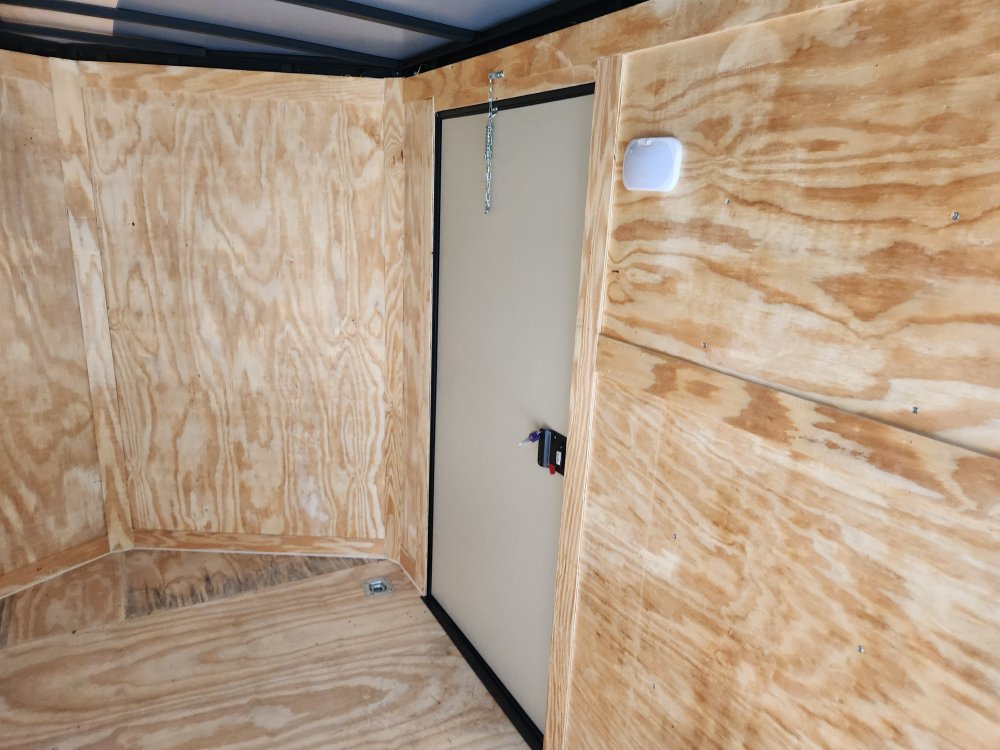 2025 Rock Solid Cargo 7x12 7k Enclosed w/ Blackout Package, Polycore Metal, 6'6" Interior Height and