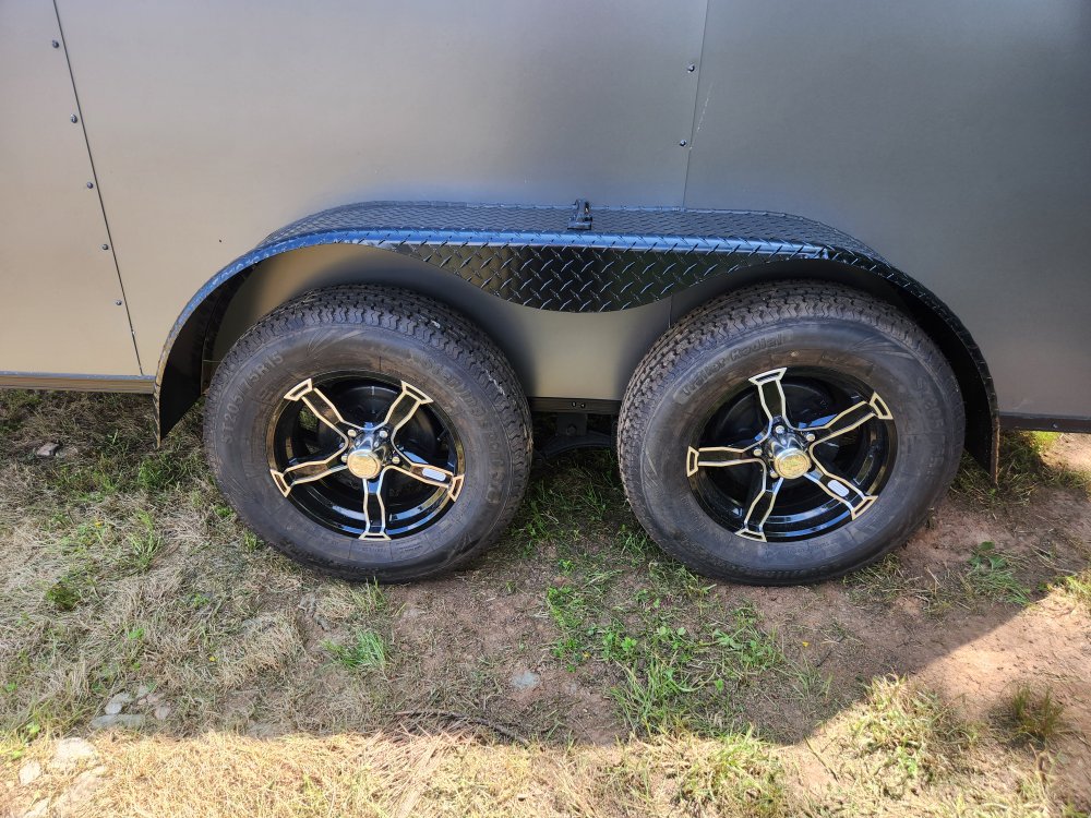 2025 Rock Solid Cargo 7x12 7k Enclosed w/ Blackout Package, Polycore Metal, 6'6" Interior Height and