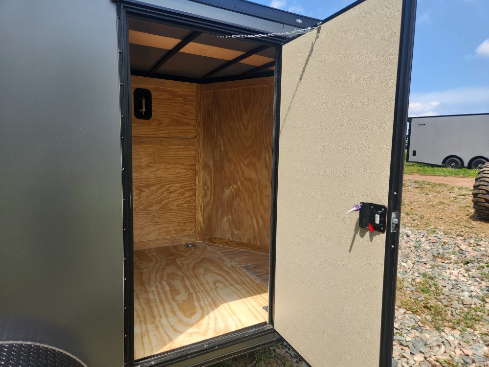 2025 Rock Solid Cargo 7x12 7k Enclosed w/ Blackout Package, Polycore Metal, 6'6" Interior Height and