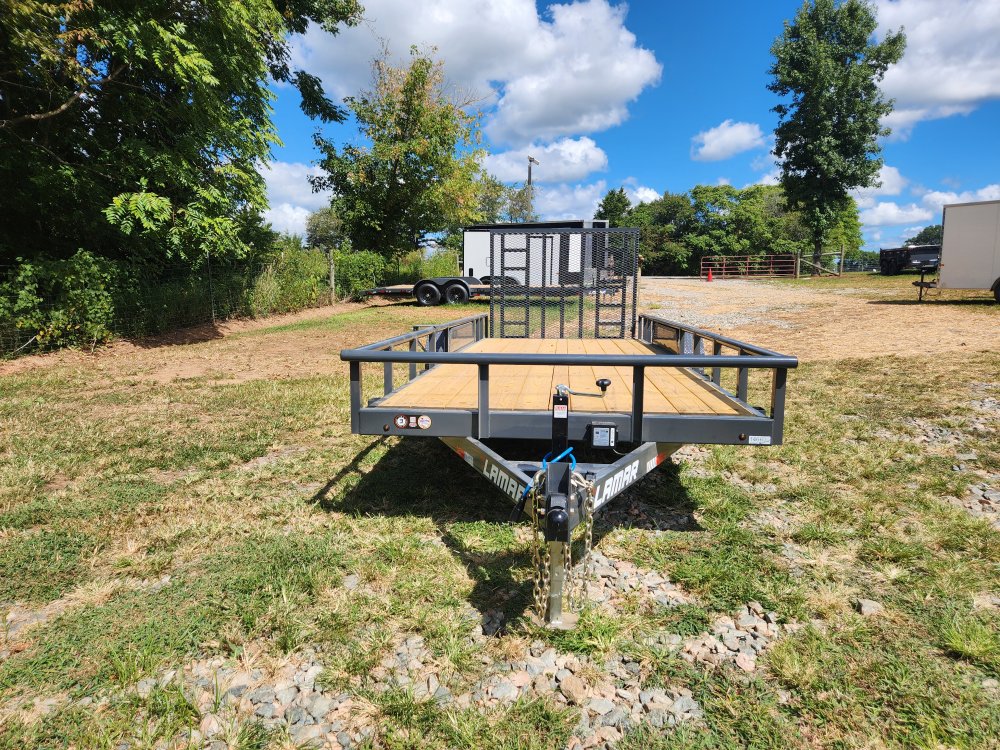 2026 Lamar Trailers 83x20 10k Utility w/ 5' HD Gate