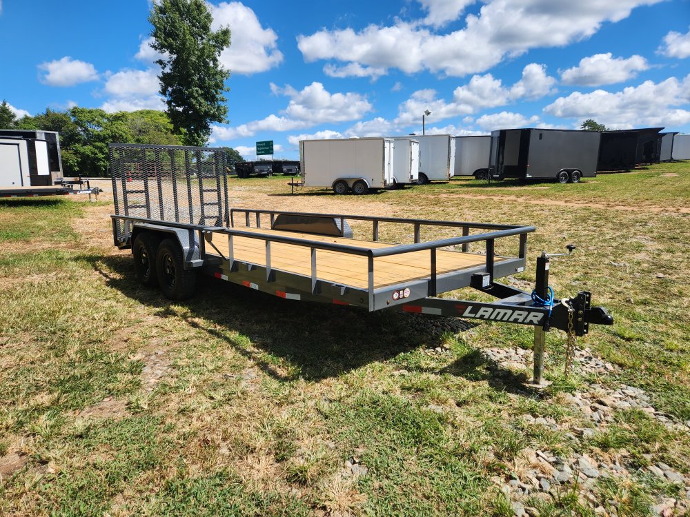 2026 Lamar Trailers 83x20 10k Utility w/ 5' HD Gate