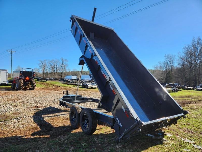 2026 Lamar 7X16 14K Gooseneck Telescopic Dump w/ Upgraded Tires, Spare Tire and 24" Sides