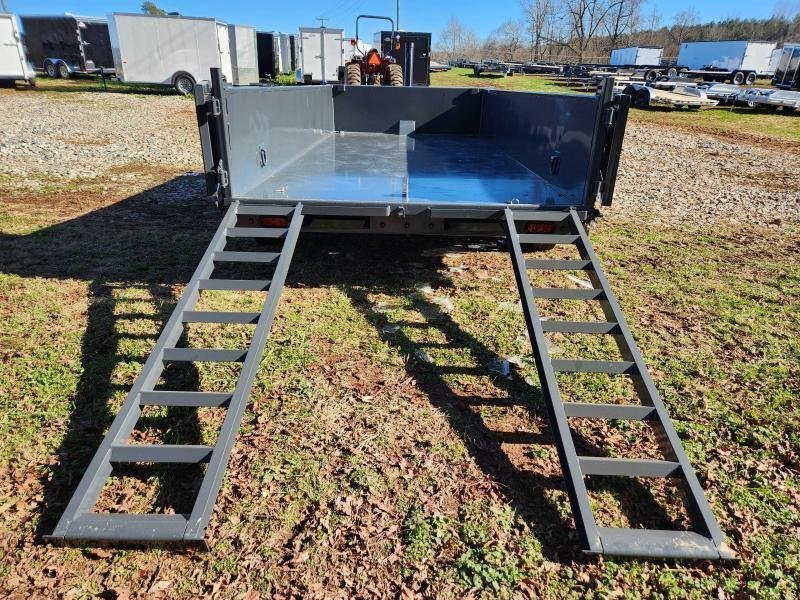 2026 Lamar 7X16 14K Gooseneck Telescopic Dump w/ Upgraded Tires, Spare Tire and 24" Sides