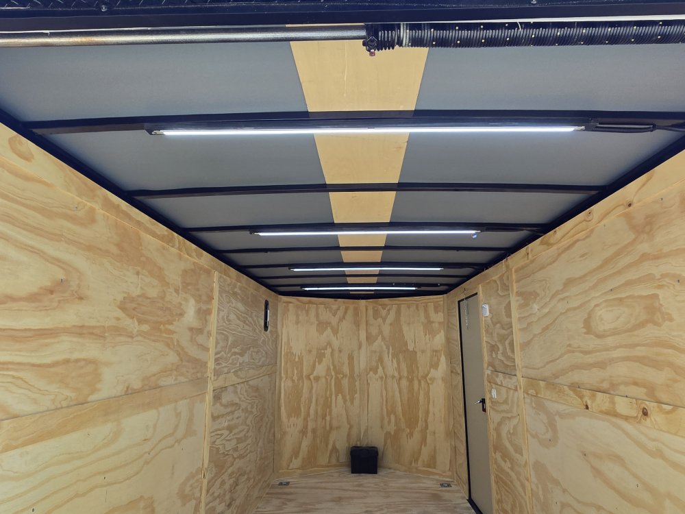 2026 Rock Solid Cargo 7x16 7k Enclosed w/ Blackout Special Package, 7' Interior Height, (.080) Polyc