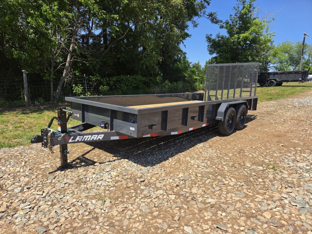 2027 Lamar 83x20 14k Utility w/ Solid Metal Sides and 5' HD Gate