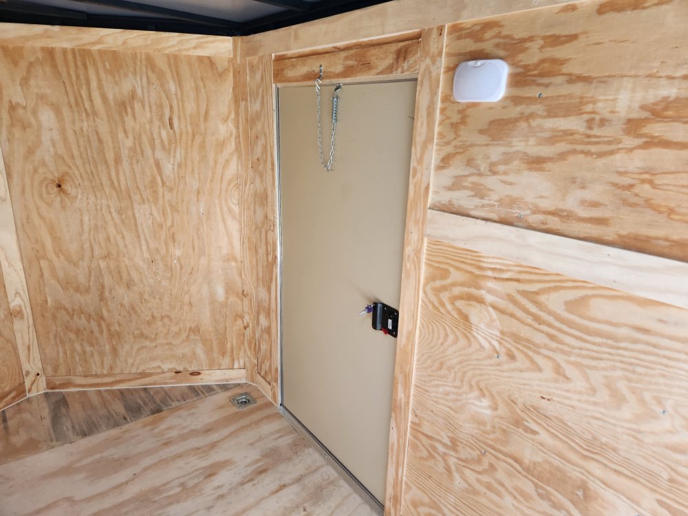 2025 Rock Solid Cargo 7x12 7k Enclosed Trailer w/ Polycore (.080) Metal, Semi-Screwless Upgrade and 