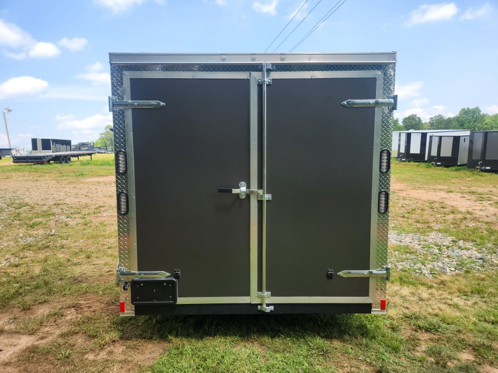 2025 Rock Solid Cargo 7x12 7k Enclosed Trailer w/ Polycore (.080) Metal, Semi-Screwless Upgrade and 