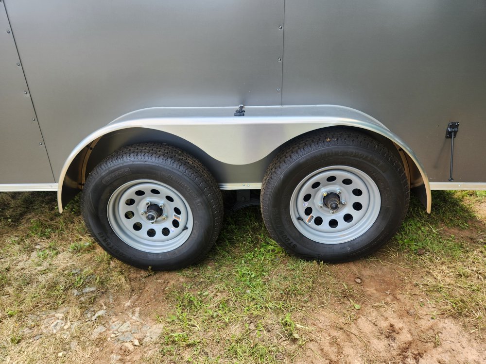 2025 Rock Solid Cargo 7x12 7k Enclosed Trailer w/ Polycore (.080) Metal, Semi-Screwless Upgrade and 