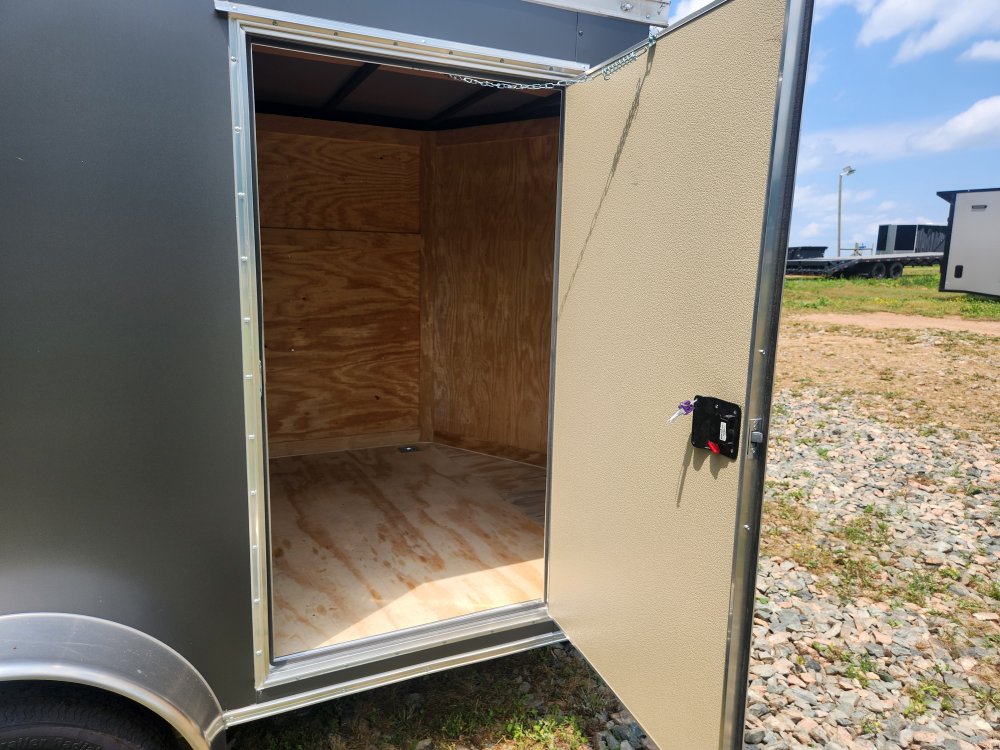 2025 Rock Solid Cargo 7x12 7k Enclosed Trailer w/ Polycore (.080) Metal, Semi-Screwless Upgrade and 