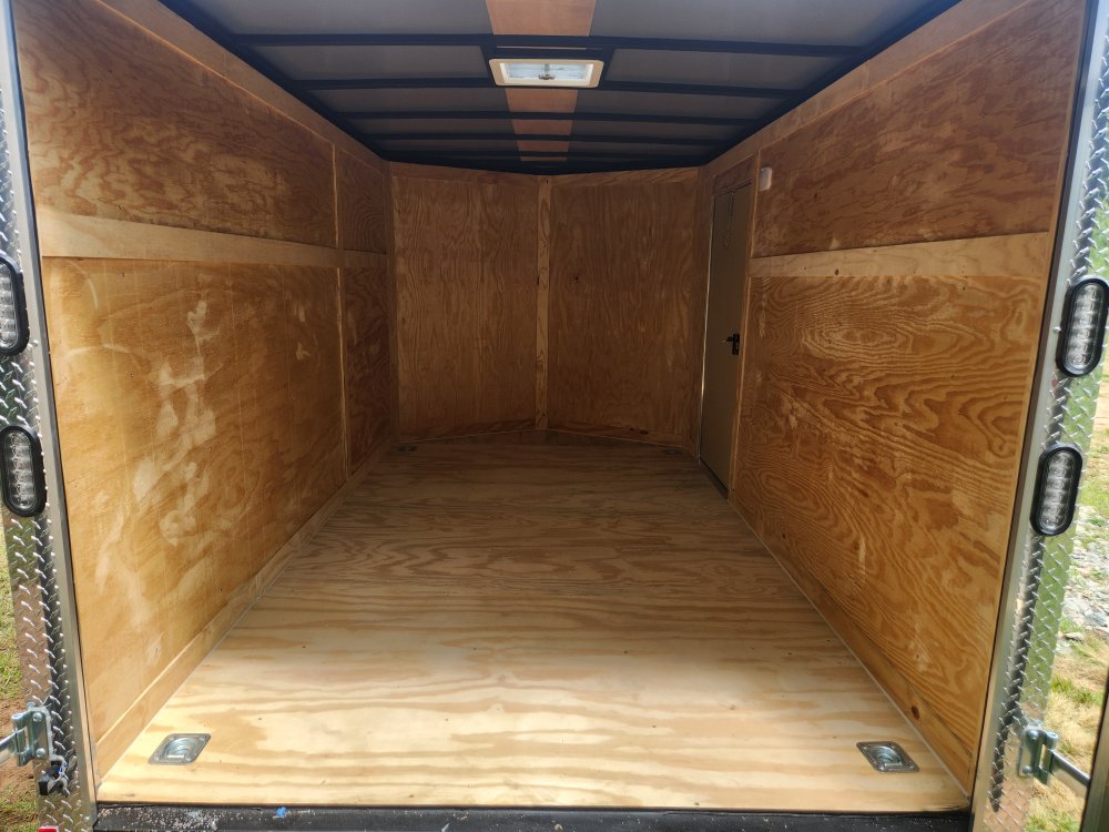 2025 Rock Solid Cargo 7x12 7k Enclosed Trailer w/ Polycore (.080) Metal, Semi-Screwless Upgrade and 