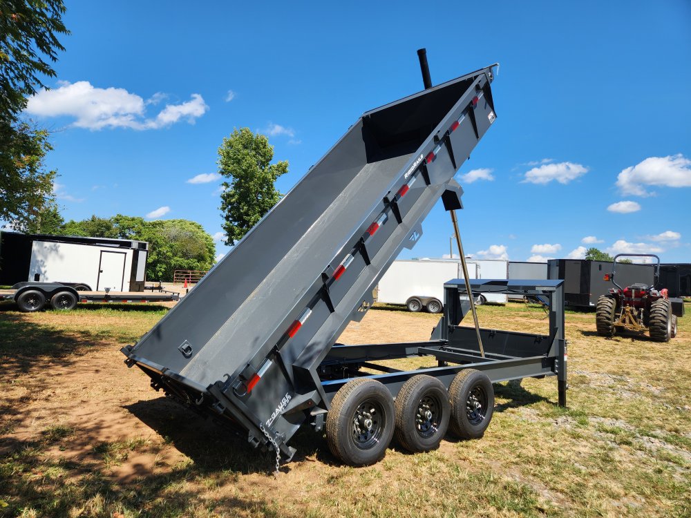 2026 Lamar Trailers 7x16 21k Gooseneck Telescopic Dump w/ 24" Sides