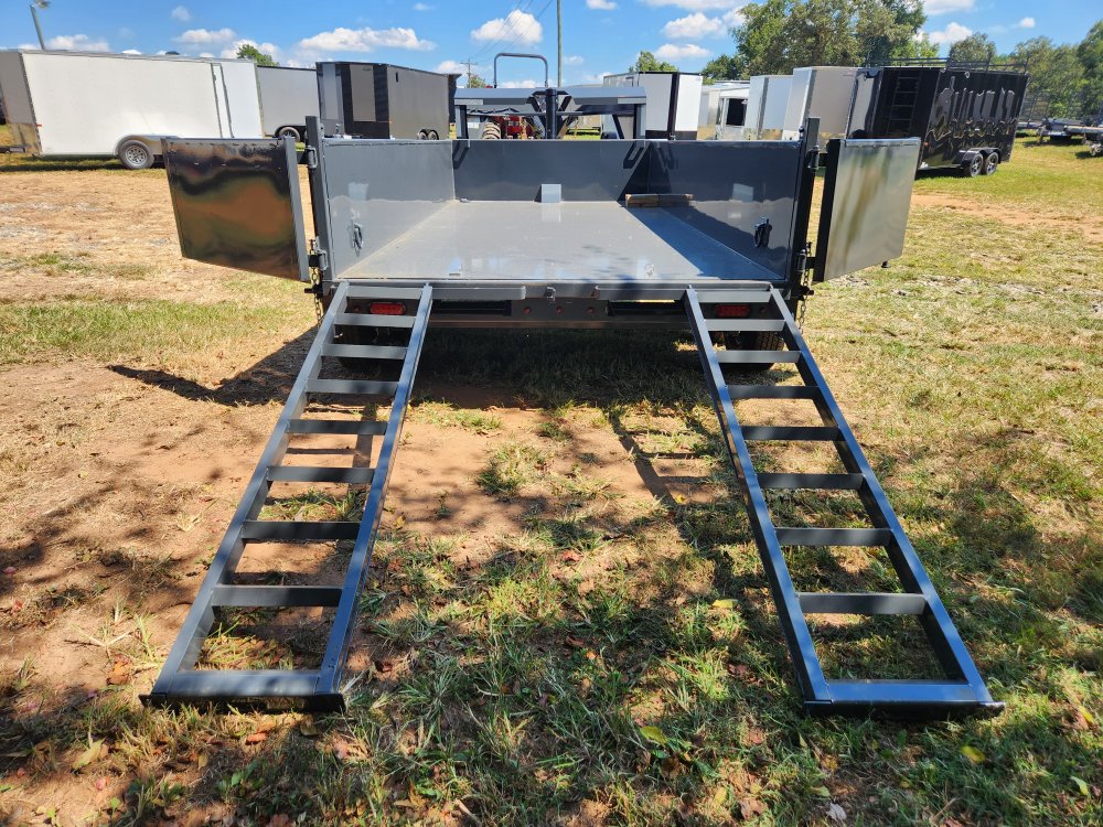 2026 Lamar Trailers 7x16 21k Gooseneck Telescopic Dump w/ 24" Sides