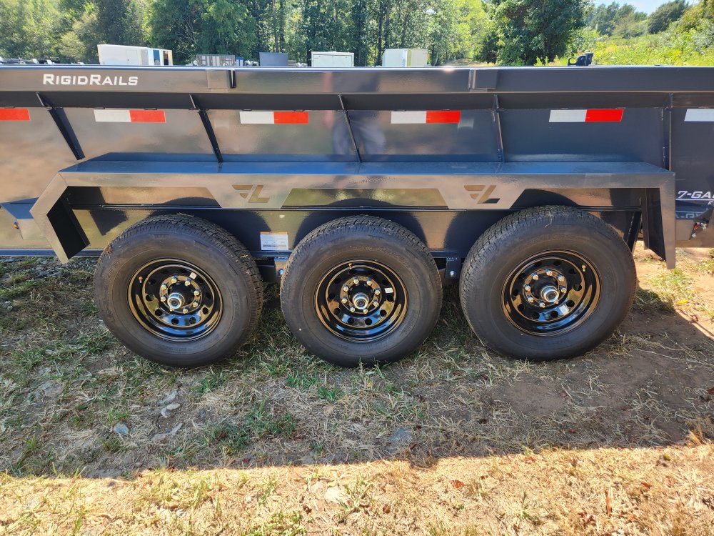 2026 Lamar Trailers 7x16 21k Gooseneck Telescopic Dump w/ 24" Sides
