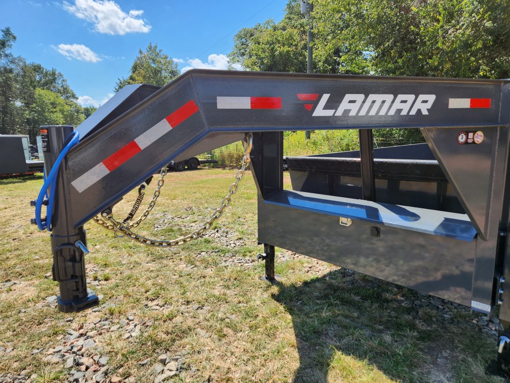 2026 Lamar Trailers 7x16 21k Gooseneck Telescopic Dump w/ 24" Sides