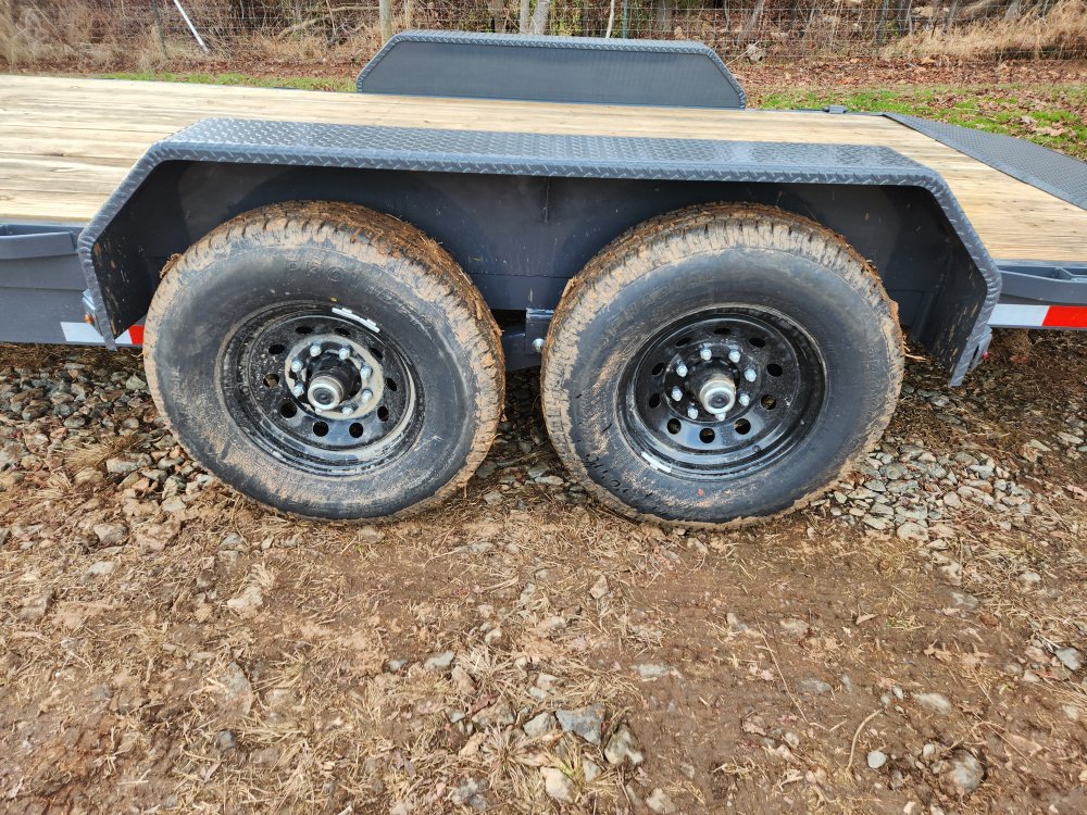 2026 Lamar 83x18 14k Equipment Hauler w/ Slide-In Ramps and Rear Support Jacks