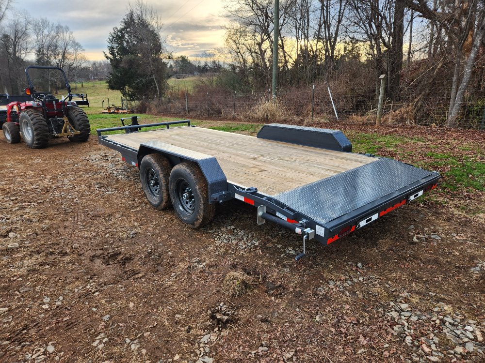 2026 Lamar 83x18 14k Equipment Hauler w/ Slide-In Ramps and Rear Support Jacks