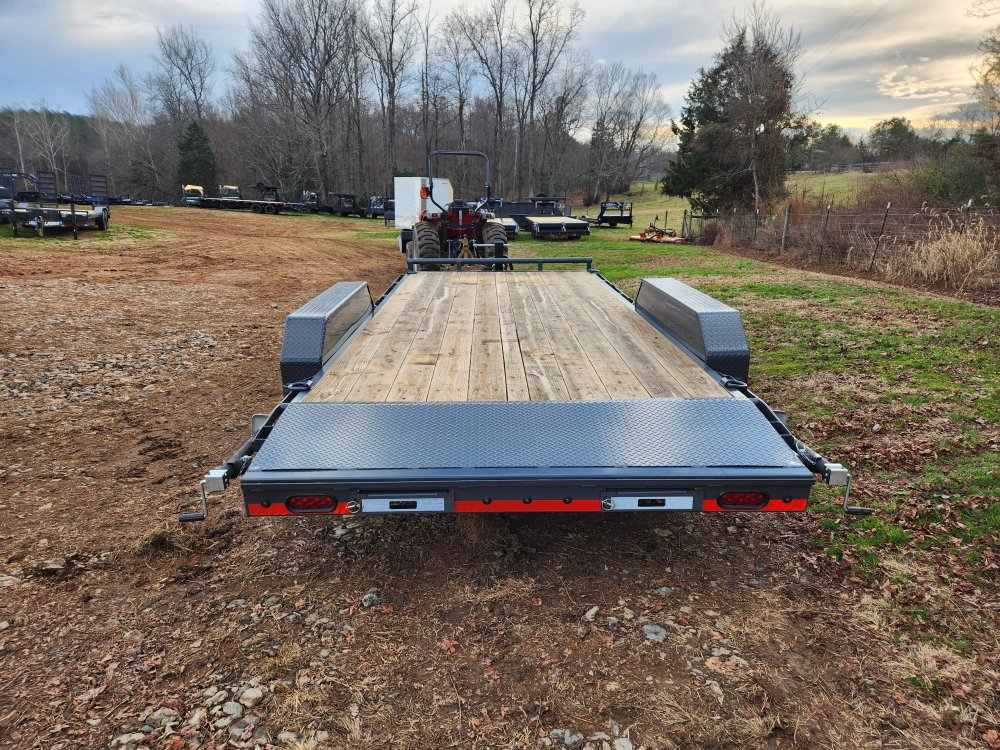 2026 Lamar 83x18 14k Equipment Hauler w/ Slide-In Ramps and Rear Support Jacks