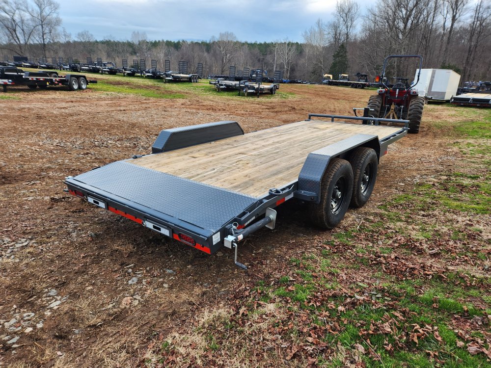 2026 Lamar 83x18 14k Equipment Hauler w/ Slide-In Ramps and Rear Support Jacks