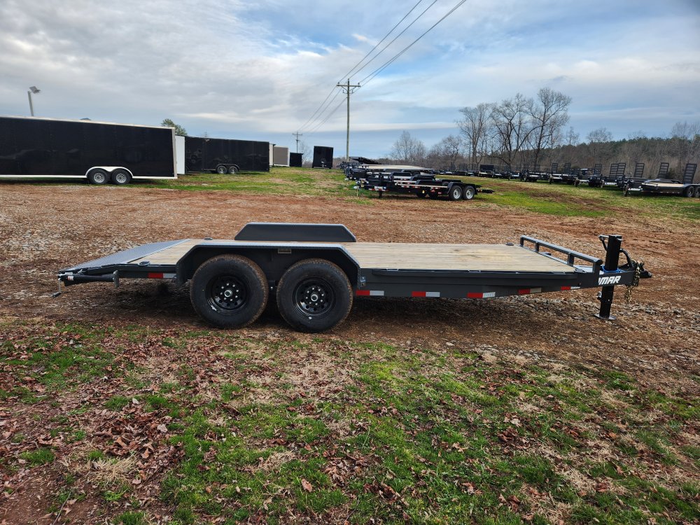 2026 Lamar 83x18 14k Equipment Hauler w/ Slide-In Ramps and Rear Support Jacks