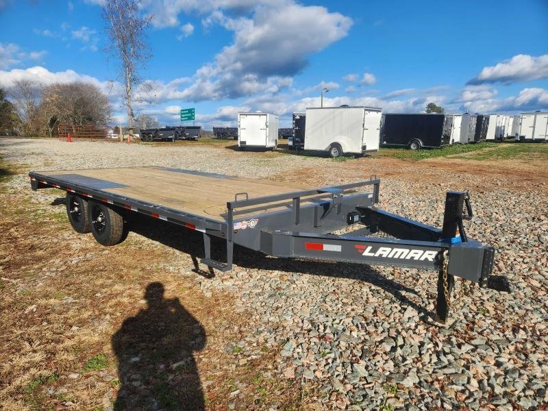 2025 Lamar Trailers 102x18 14k Deckover w/ Slide-In Ramps
