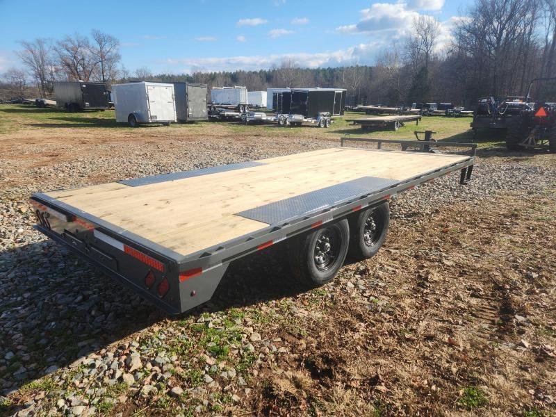 2025 Lamar Trailers 102x18 14k Deckover w/ Slide-In Ramps
