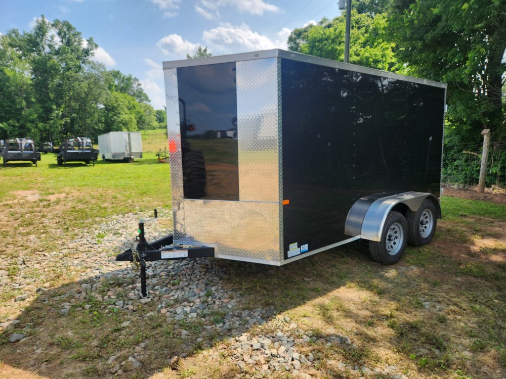 2025 Rock Solid Cargo 7x12 7k Enclosed Trailer w/ Polycore (.080) Metal, Semi-Screwless Upgrade and 