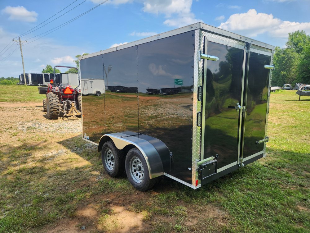 2025 Rock Solid Cargo 7x12 7k Enclosed Trailer w/ Polycore (.080) Metal, Semi-Screwless Upgrade and 