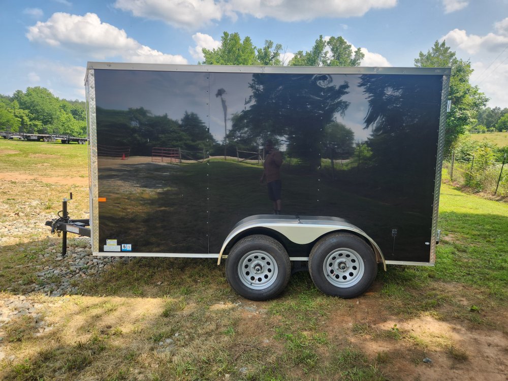 2025 Rock Solid Cargo 7x12 7k Enclosed Trailer w/ Polycore (.080) Metal, Semi-Screwless Upgrade and 