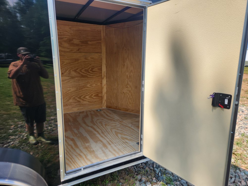 2025 Rock Solid Cargo 7x12 7k Enclosed Trailer w/ Polycore (.080) Metal, Semi-Screwless Upgrade and 