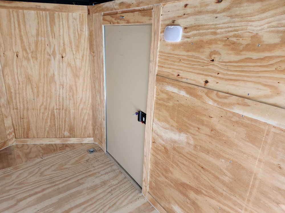 2025 Rock Solid Cargo 7x12 7k Enclosed Trailer w/ Polycore (.080) Metal, Semi-Screwless Upgrade and 